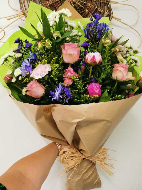 Flowers delivered to customer