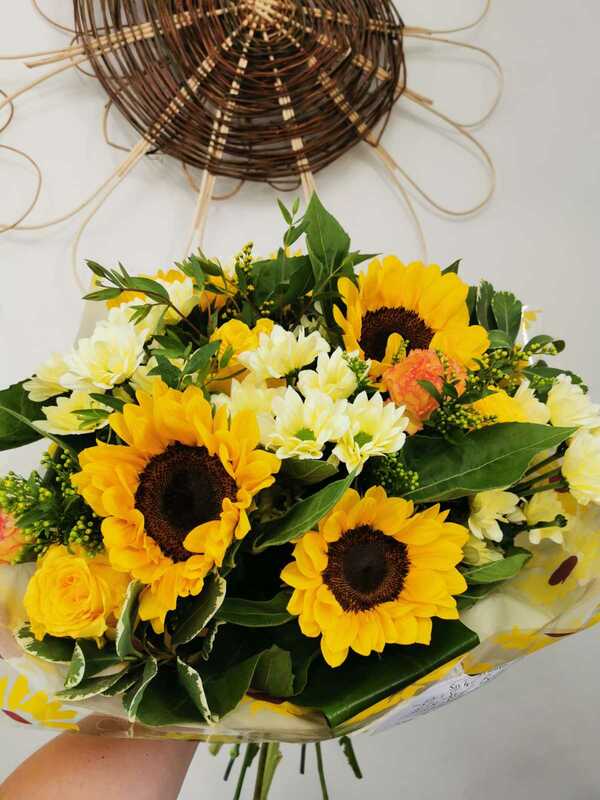 Flowers delivered to customer