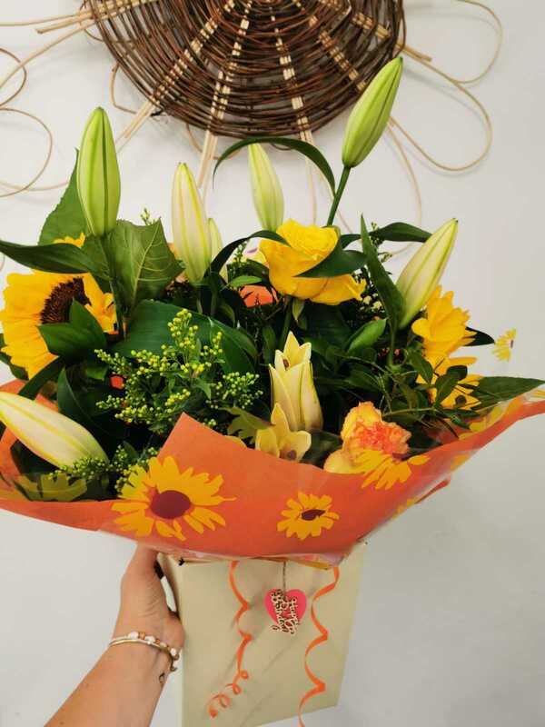Flowers delivered to customer
