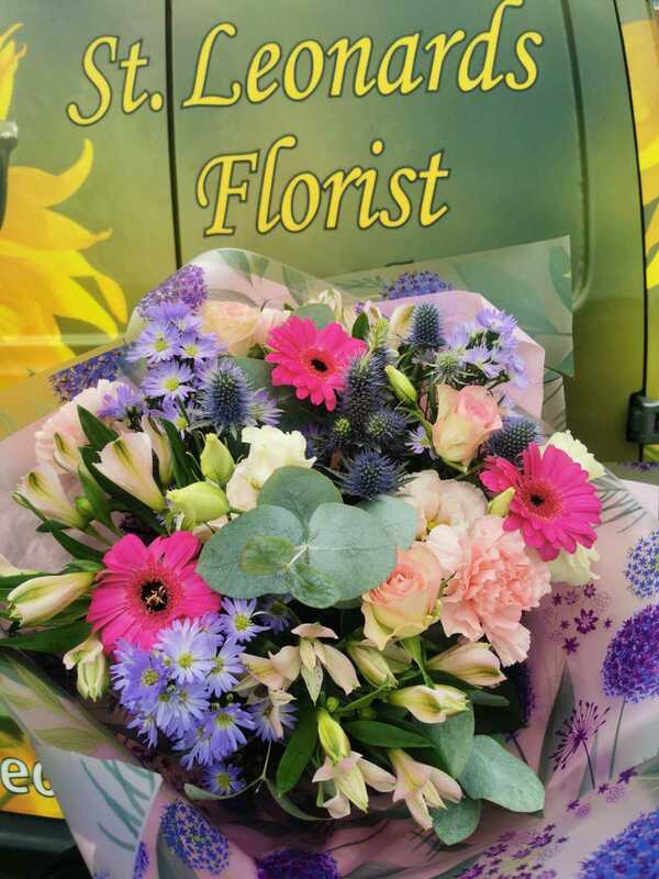 Flowers delivered to customer