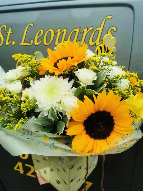 Flowers delivered to customer