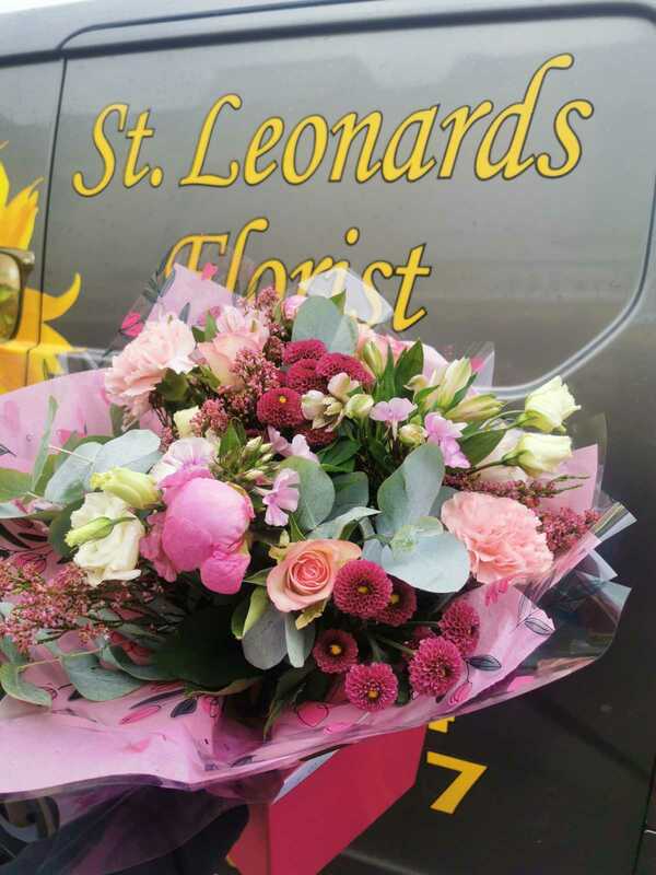 Flowers delivered to customer