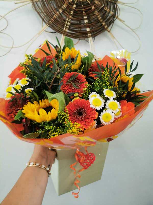 Flowers delivered to customer