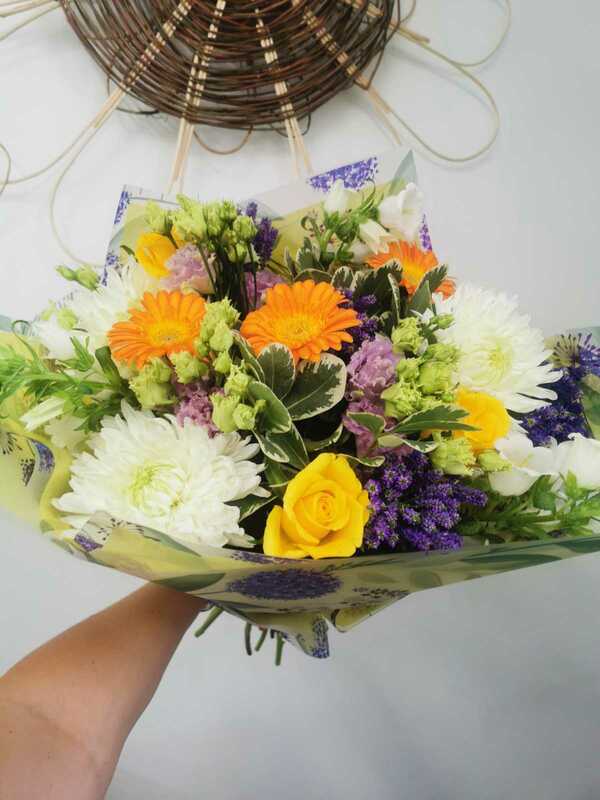 Flowers delivered to customer