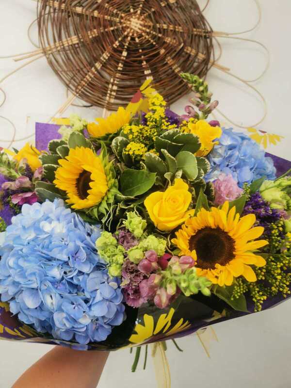 Flowers delivered to customer