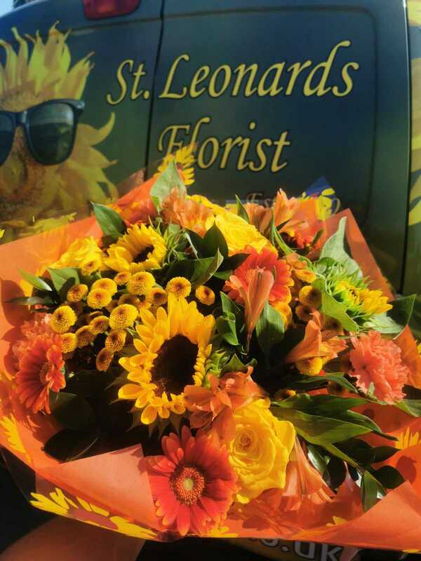 Flowers delivered to customer