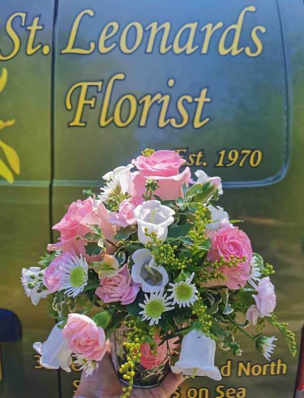 Flowers delivered to customer