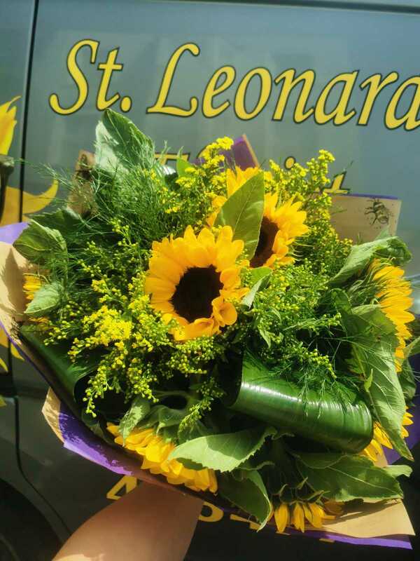 Flowers delivered to customer