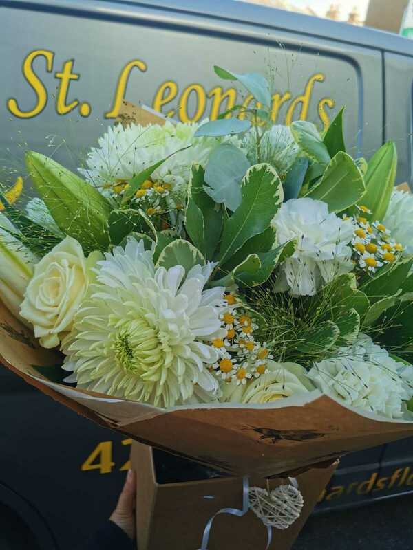 Flowers delivered to customer