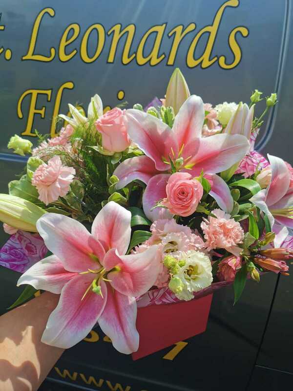 Flowers delivered to customer