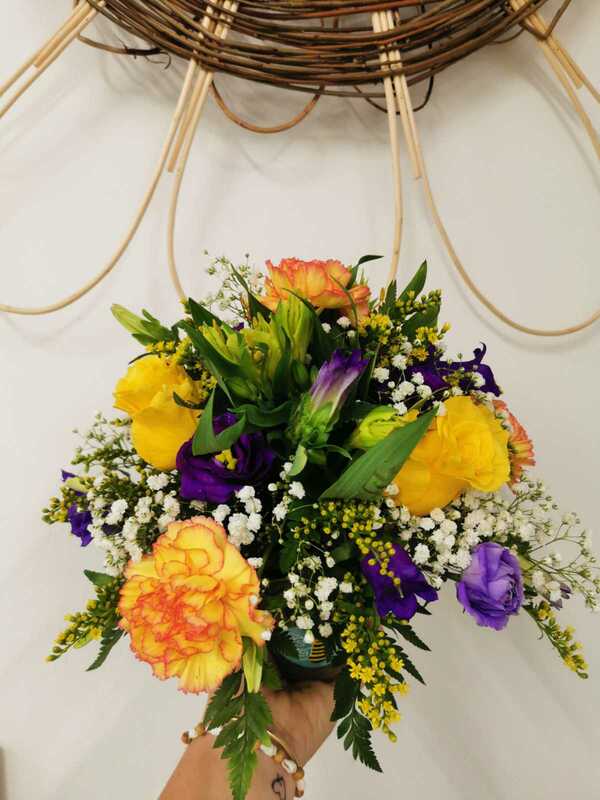Flowers delivered to customer