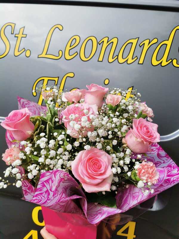 Flowers delivered to customer