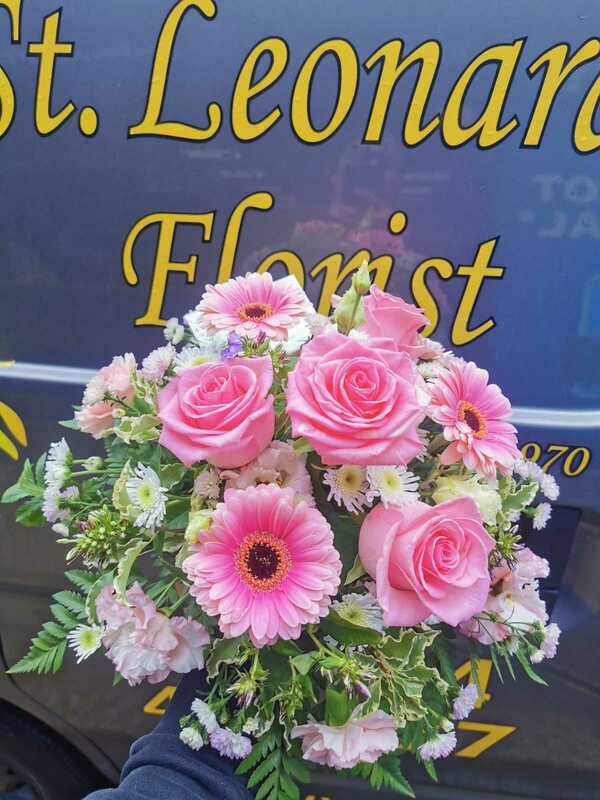 Flowers delivered to customer