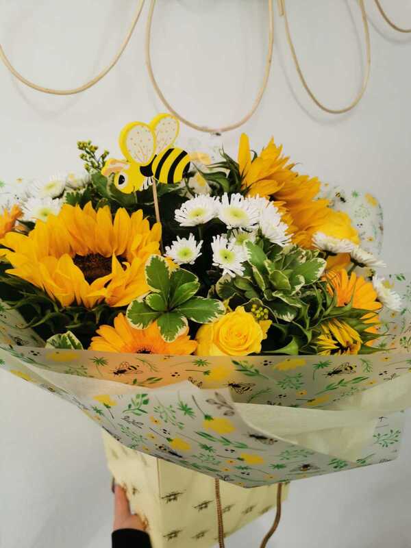 Flowers delivered to customer