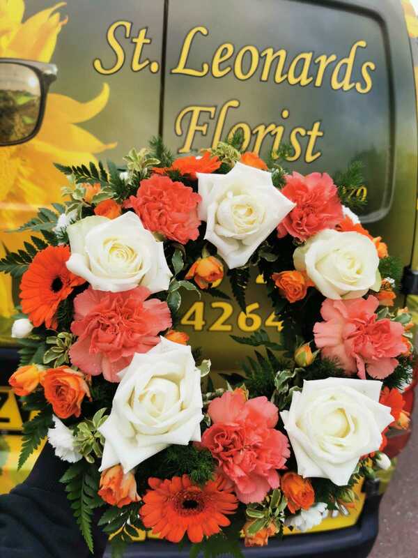 Flowers delivered to customer