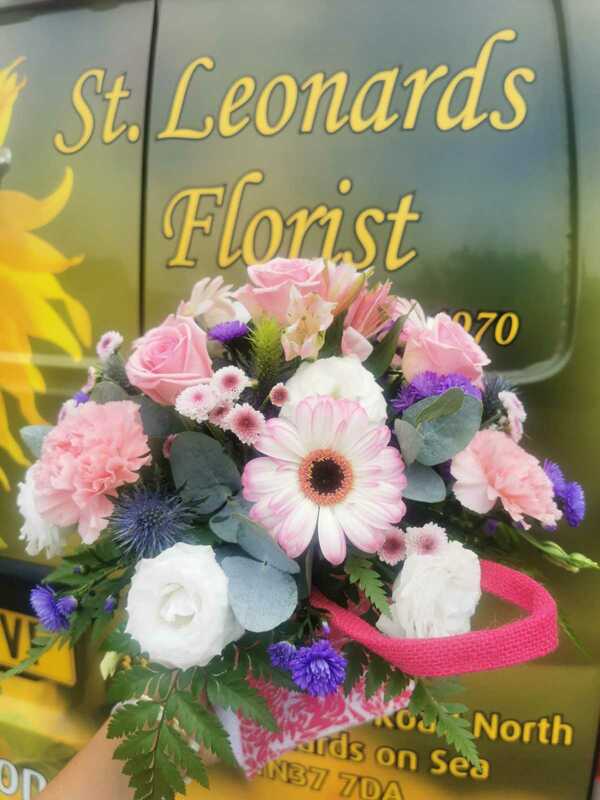 Flowers delivered to customer