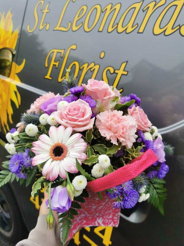 Flowers delivered to customer