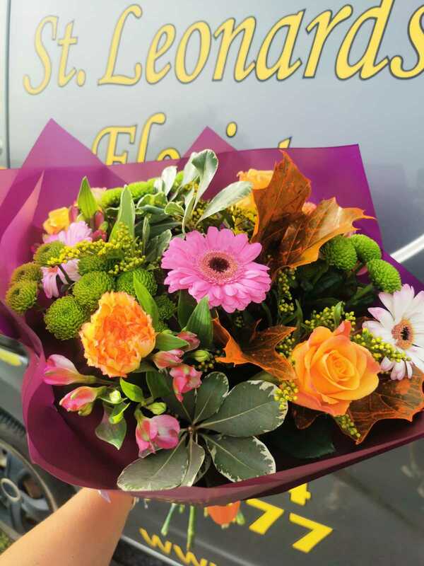 Flowers delivered to customer