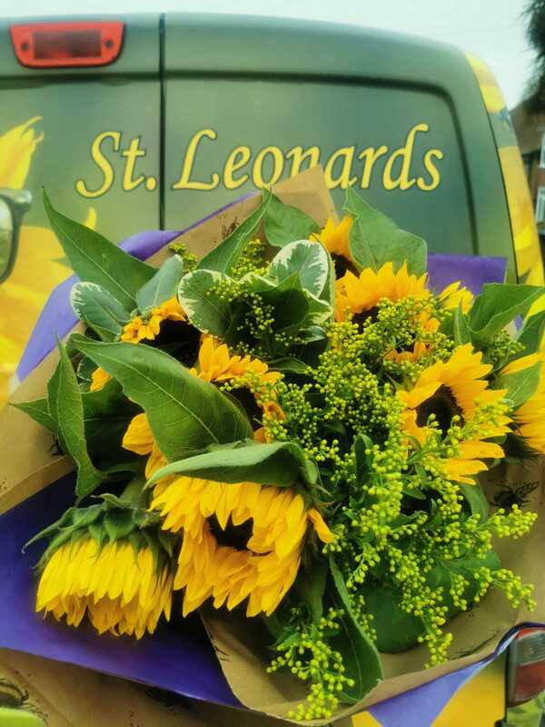 Flowers delivered to customer