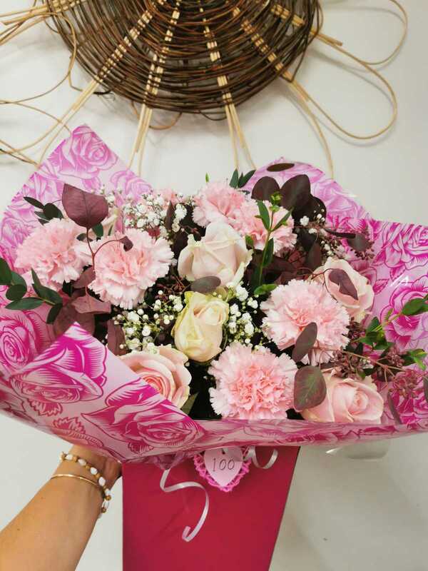 Flowers delivered to customer