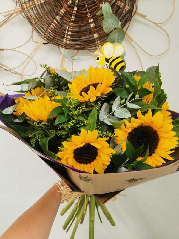 Flowers delivered to customer