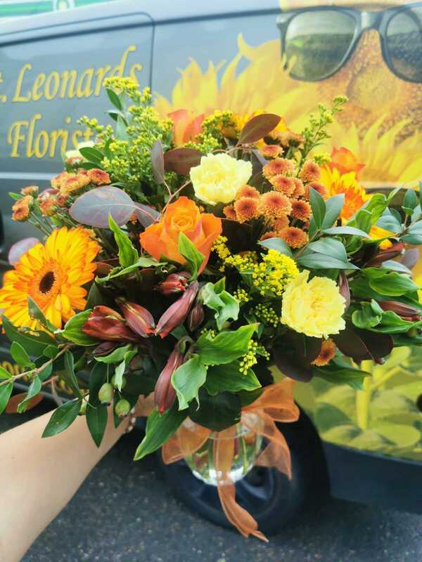 Flowers delivered to customer