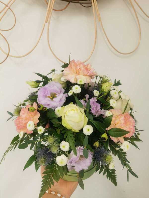 Flowers delivered to customer