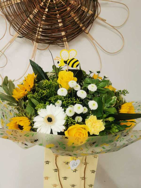 Flowers delivered to customer
