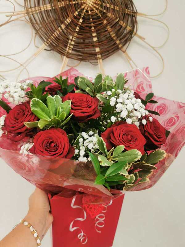 Flowers delivered to customer