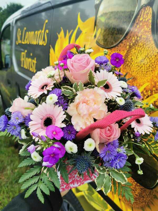 Flowers delivered to customer