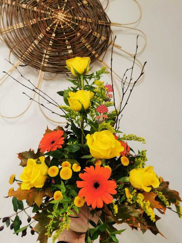 Flowers delivered to customer