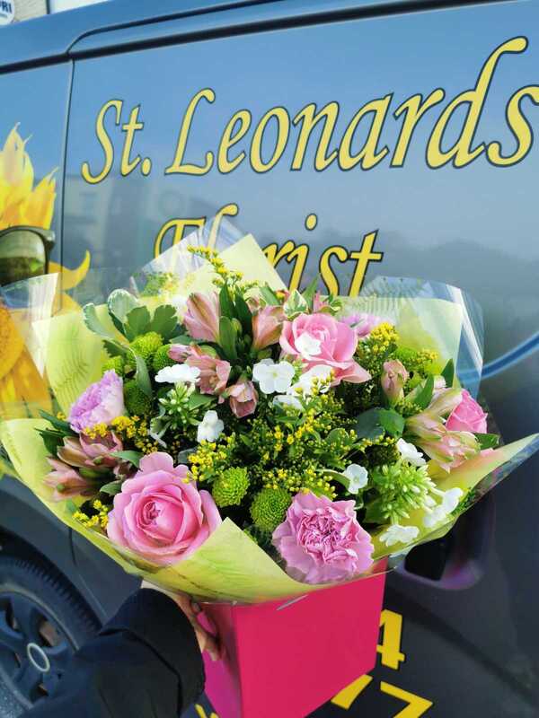 Flowers delivered to customer