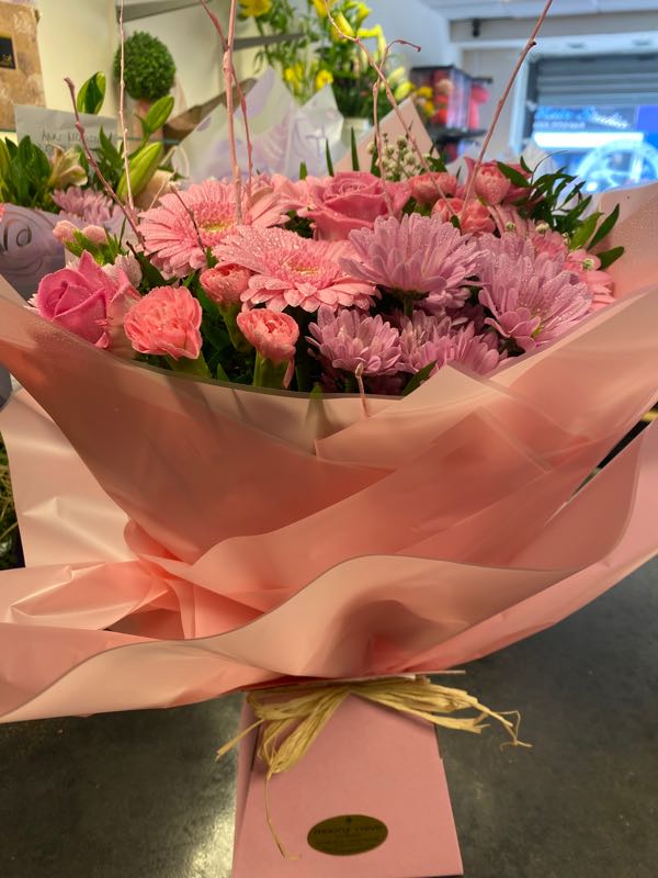 Flowers delivered to customer