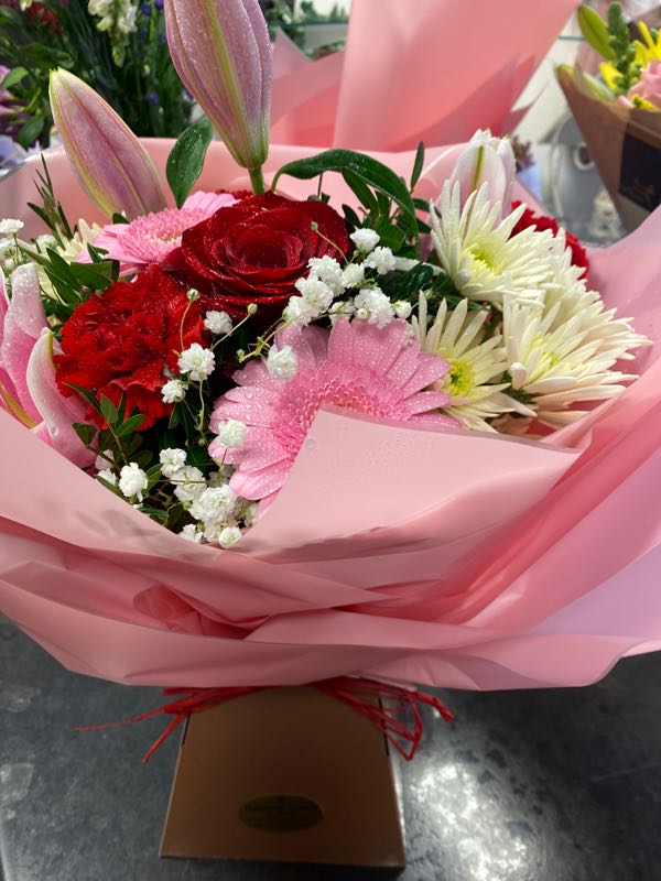 Flowers delivered to customer