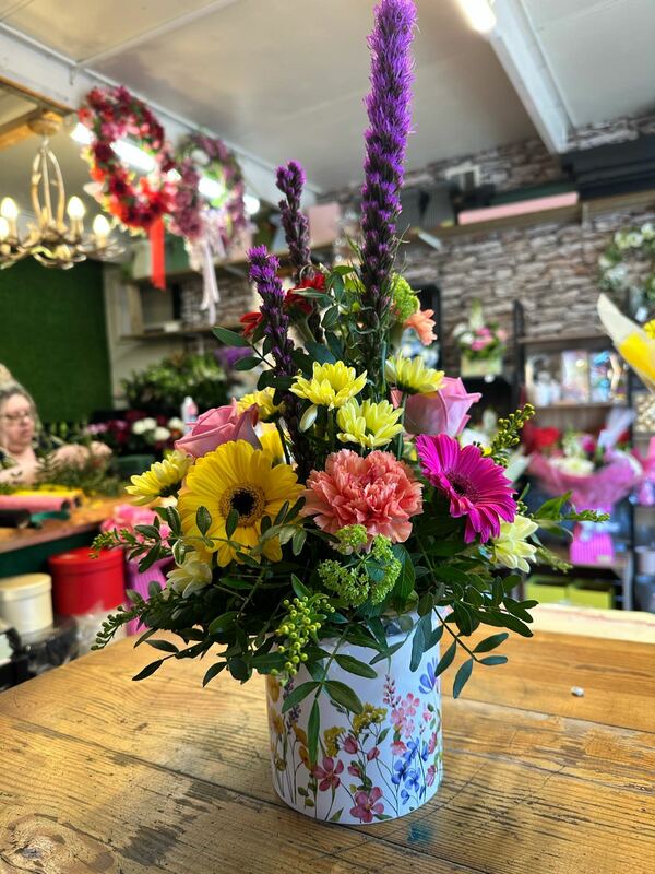 Flowers delivered to customer