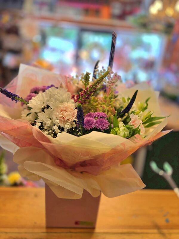 Flowers delivered to customer