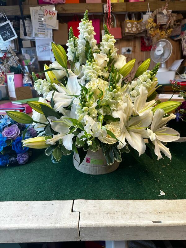 Flowers delivered to customer