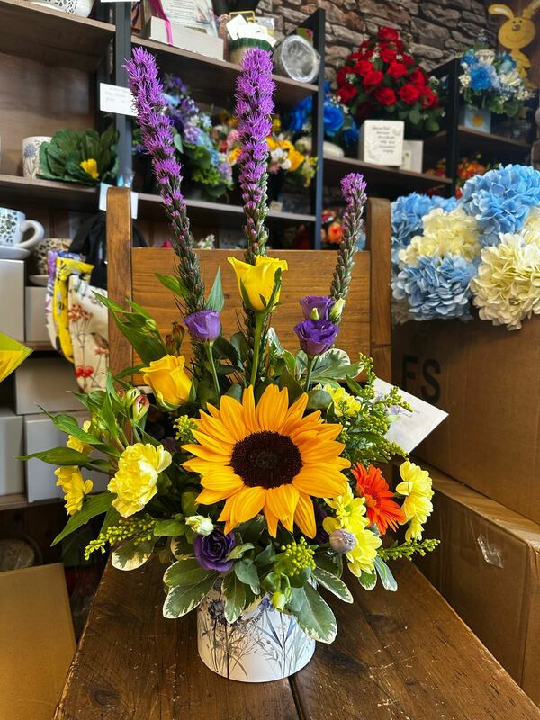 Flowers delivered to customer