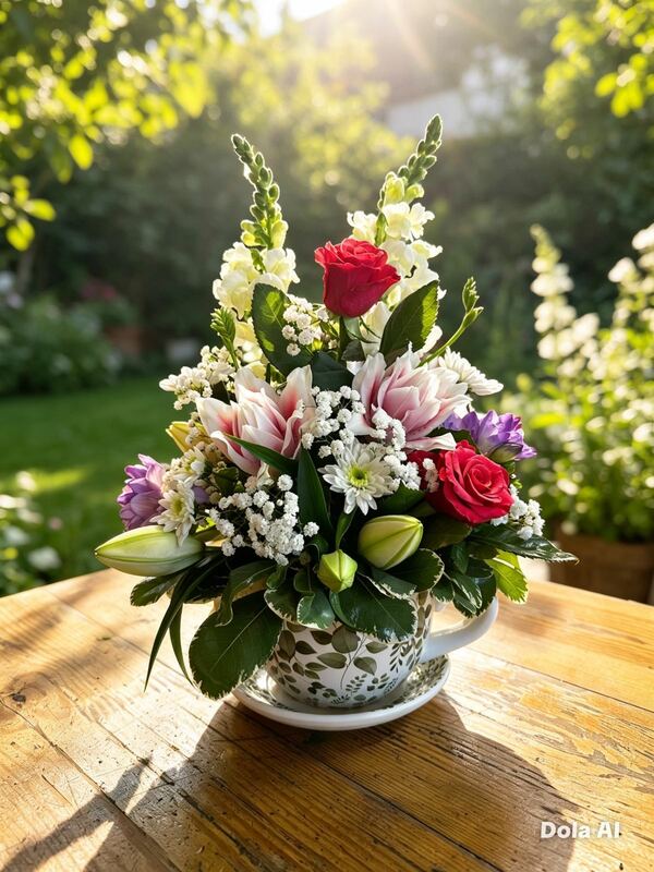 Flowers delivered to customer