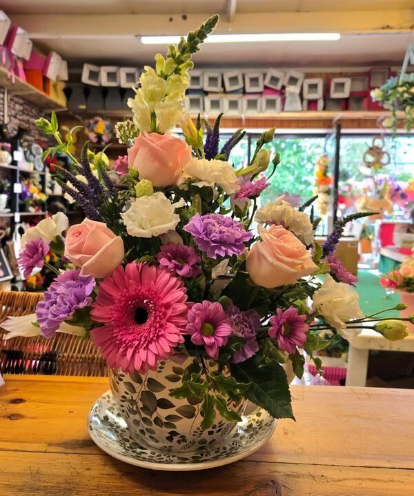 Flowers delivered to customer