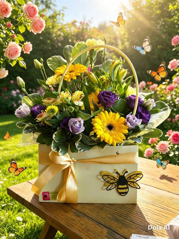 Flowers delivered to customer