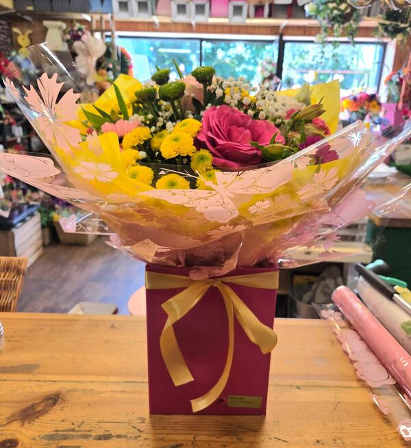 Flowers delivered to customer