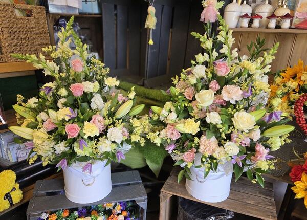 Flowers delivered to customer
