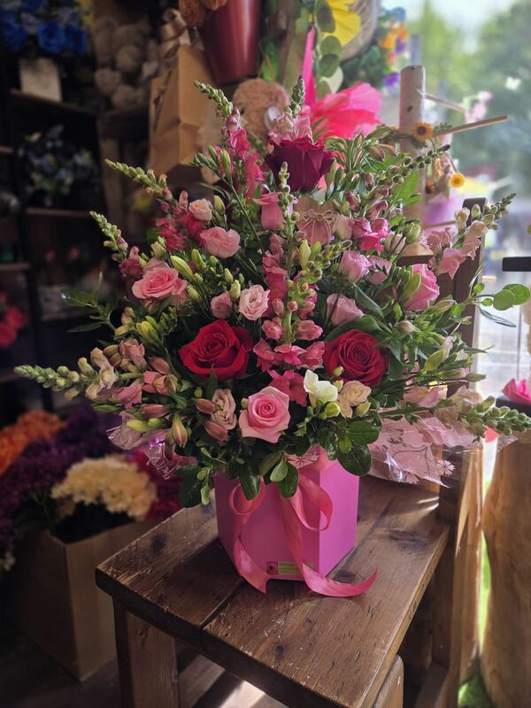 Flowers delivered to customer