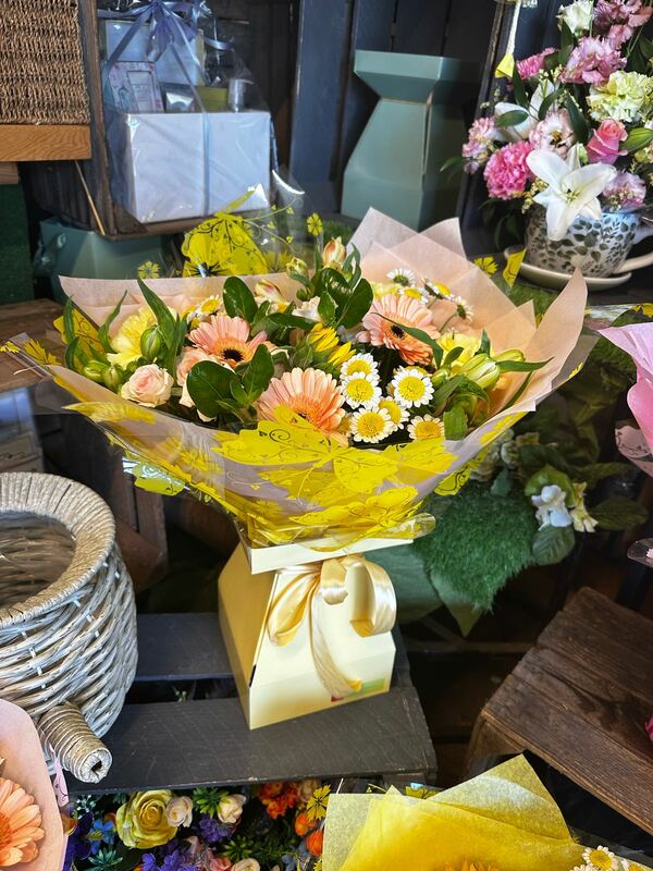 Flowers delivered to customer