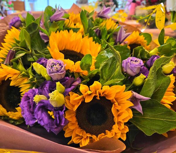 Flowers delivered to customer