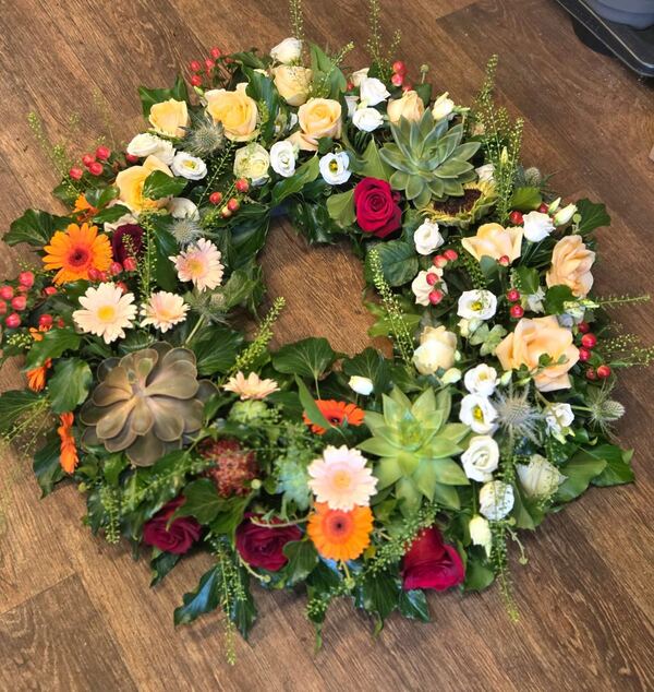 Flowers delivered to customer