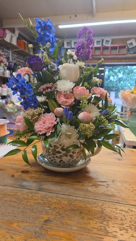Flowers delivered to customer