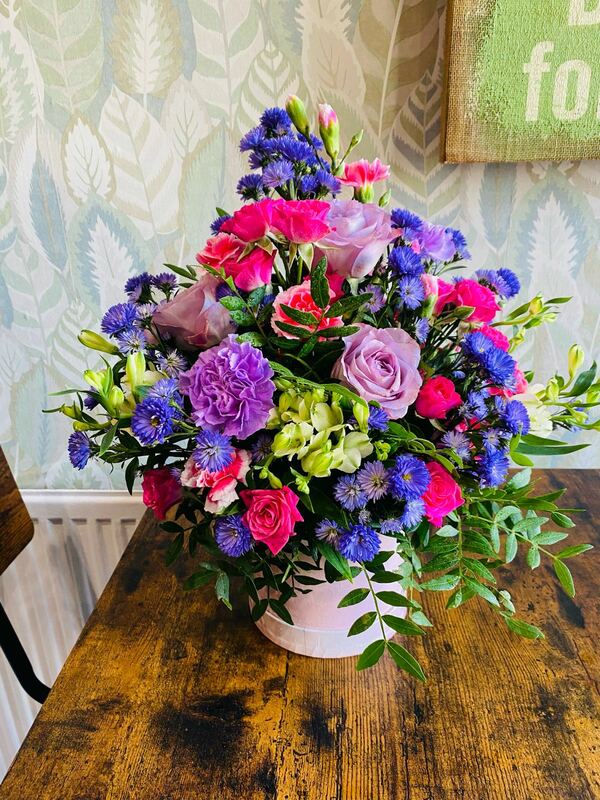 Flowers delivered to customer