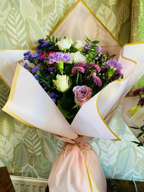 Flowers delivered to customer